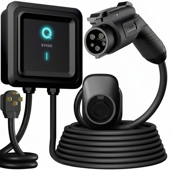 Level 2 EV Charger - 48 Amp, NEMA 14-50, 240V J1772, 25' Cord, Certified
